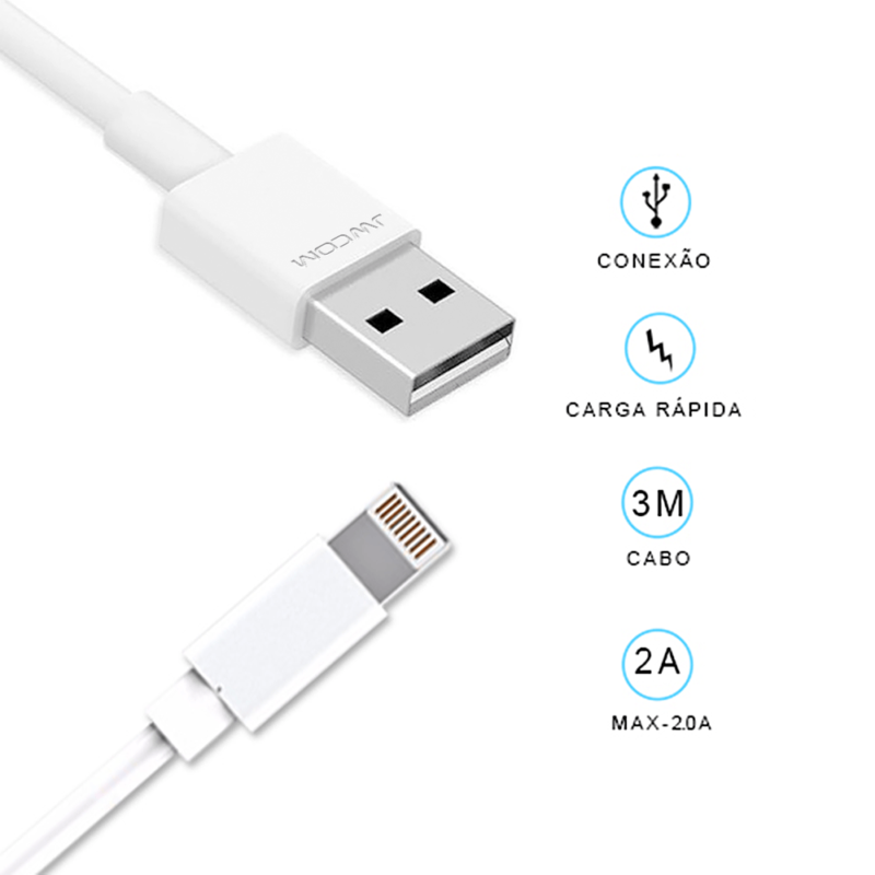 Cabo Dados Usb Carga Rápida LP-03 - Imagem 4