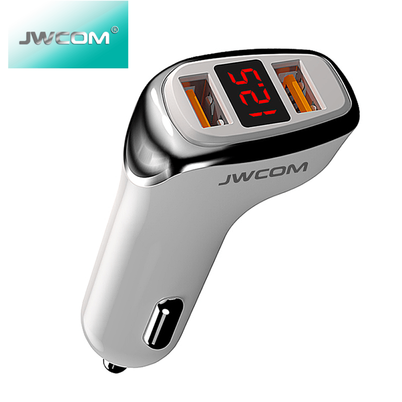 Carregador veicular duplo USB LCD CRC-C58 - Imagem 2