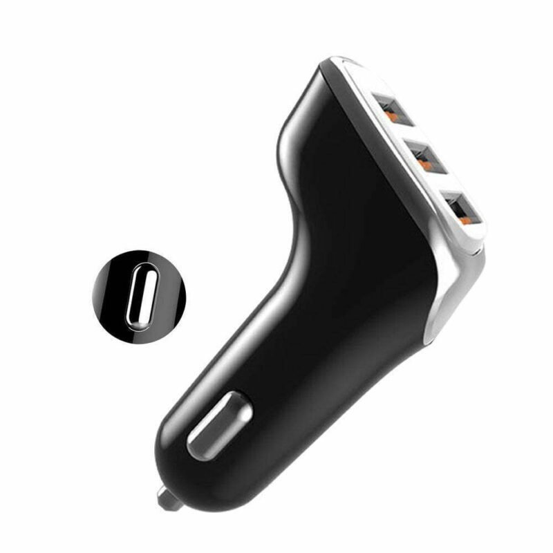 Carregador veicular triplo USB CRC-C59 - Imagem 4